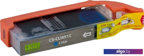 Картридж CACTUS CS-CLI451C (аналог Canon CLI-451C) Картридж CACTUS CS-CLI451C (аналог Canon CLI-451C)