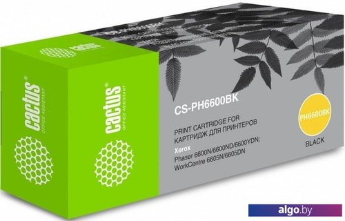 

Картридж CACTUS CS-PH6600BKW (аналог Xerox 106R02236)