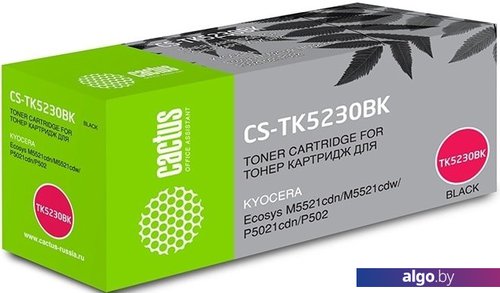 

Картридж CACTUS CS-TK5230BK (аналог Kyocera TK5230BK)