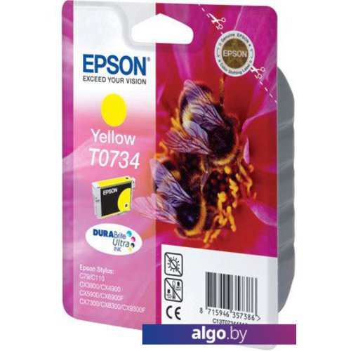 

Картридж Epson T0734, Желтый