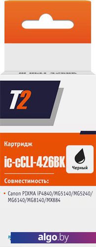 

Картридж T2 IC-CCLI-426BK (аналог Canon CLI-426 Black), Черный