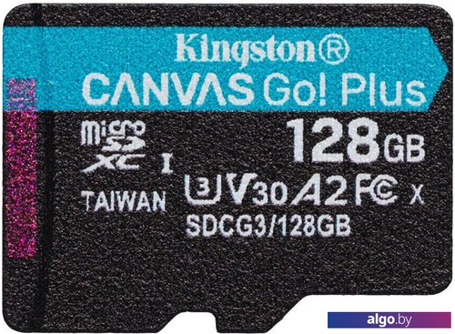 

Карта памяти Kingston Canvas Go! Plus microSDXC 128GB