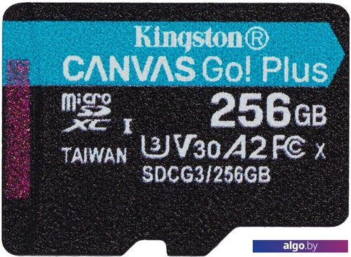 

Карта памяти Kingston Canvas Go! Plus microSDXC 256GB