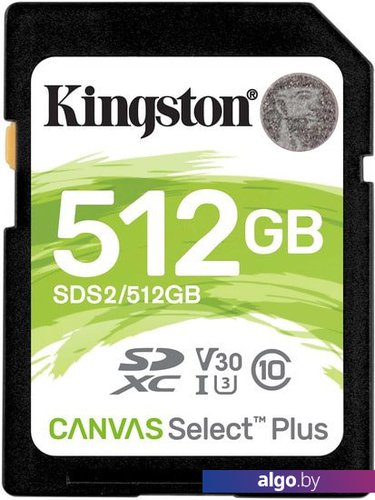 

Карта памяти Kingston Canvas Select Plus SDXC 512GB