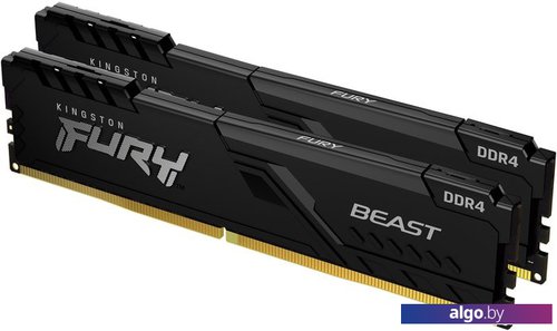 Оперативная память Kingston FURY Beast 2x8GB DDR4 PC4-25600 KF432C16BBK2/16 Оперативная память Kingston FURY Beast 2x8GB DDR4 PC4-25600 KF432C16BBK2/16