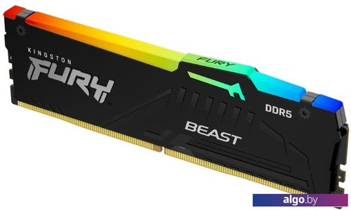 Оперативная память Kingston FURY Beast RGB 8ГБ DDR5 5200 МГц KF552C40BBA-8 Оперативная память Kingston FURY Beast RGB 8ГБ DDR5 5200 МГц KF552C40BBA-8
