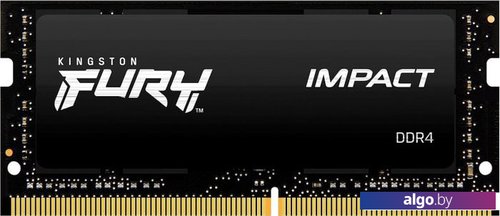 Оперативная память Kingston FURY Impact 16GB DDR4 SODIMM PC4-23400 KF429S17IB1/16