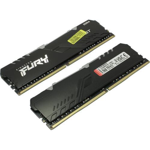 

Оперативная память Kingston FURY Beast 2x16GB DDR4 PC4-25600 KF432C16BBK2/32