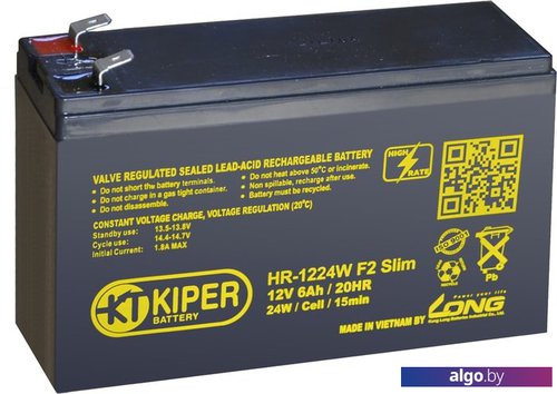 

Аккумулятор для ИБП Kiper HR-1224W F2 Slim (12В/6 А·ч)