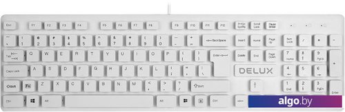 Клавиатура Delux KA150U (белый) Клавиатура Delux KA150U (белый)