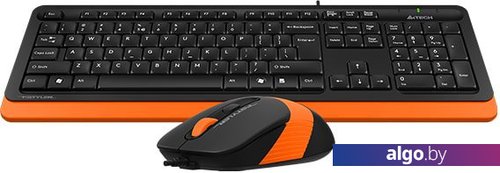 Клавиатура + мышь A4Tech Fstyler F1010 (черный/оранжевый) Клавиатура + мышь A4Tech Fstyler F1010 (черный/оранжевый)