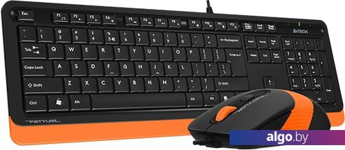 Клавиатура + мышь A4Tech Fstyler F1010 (черный/оранжевый) Клавиатура + мышь A4Tech Fstyler F1010 (черный/оранжевый)