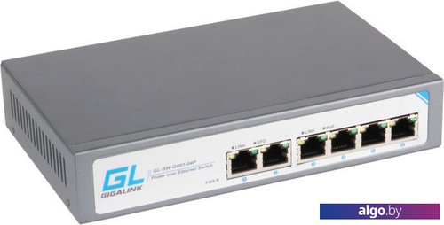 Коммутатор Gigalink GL-SW-G001-04P