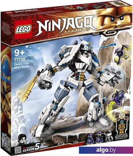 

Конструктор LEGO Ninjago 71738 Битва с роботом Зейна