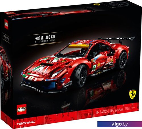 

Конструктор LEGO Technic 42125 Ferrari 488 GTE AF Corse 51