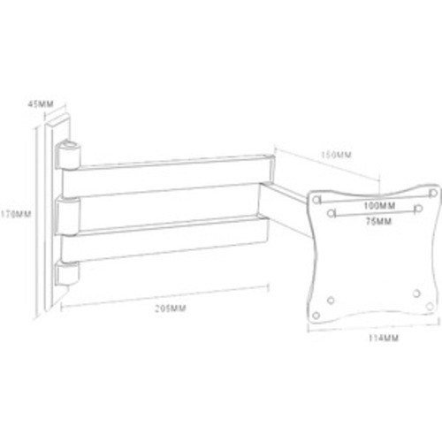 Кронштейн Arm Media LCD-7101 (черный) Кронштейн Arm Media LCD-7101 (черный)