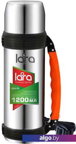 Термос Lara LR04-03 1л (серебристый) Термос Lara LR04-03 1л (серебристый)
