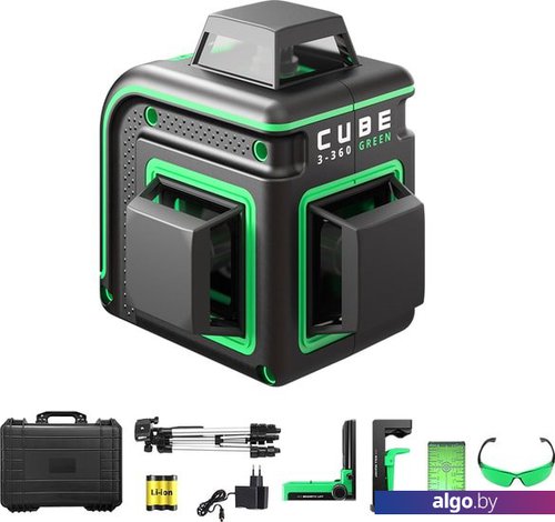Лазерный нивелир ADA Instruments Cube 3-360 Green Ultimate Edition A00569 Лазерный нивелир ADA Instruments Cube 3-360 Green Ultimate Edition A00569