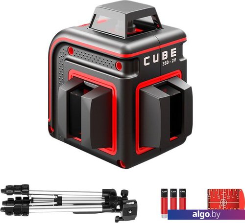 Лазерный нивелир ADA Instruments Cube 360-2V Professional Edition А00570 Лазерный нивелир ADA Instruments Cube 360-2V Professional Edition А00570