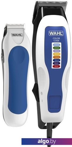 

Машинка для стрижки волос Wahl Color Pro 100 Combo 1395-0465, Белый;синий