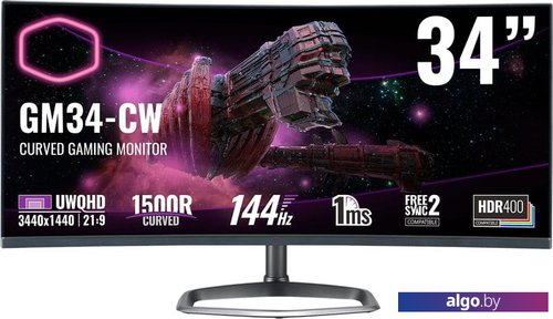 Монитор Cooler Master CMI-GM34-CW Монитор Cooler Master CMI-GM34-CW