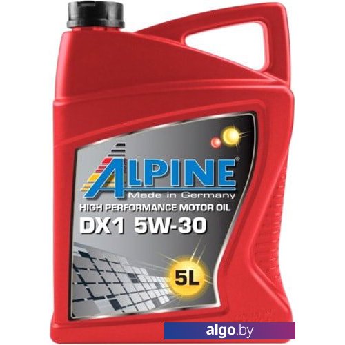 

Моторное масло Alpine DX1 5W-30 5л