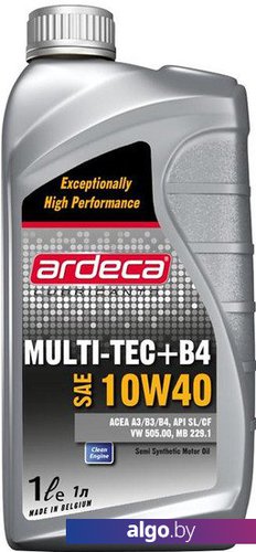 Моторное масло Ardeca MULTI-TEC + B4 10W-40 1л