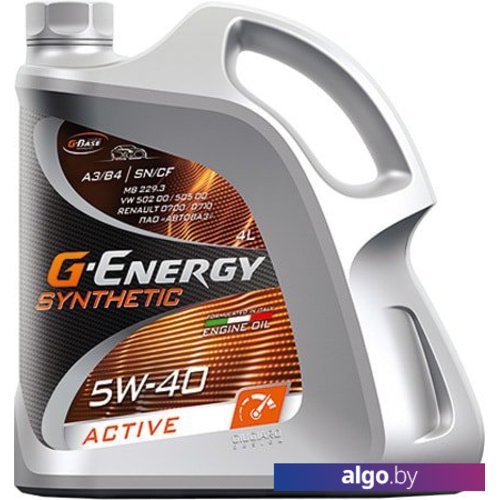 

Моторное масло G-Energy Synthetic Active 5W-40 5л