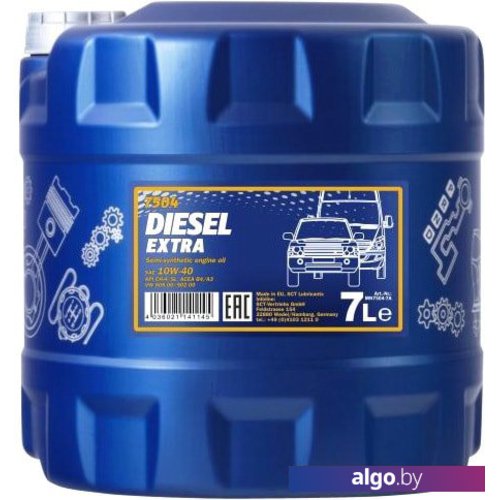 

Моторное масло Mannol DIESEL EXTRA 10W-40 7л