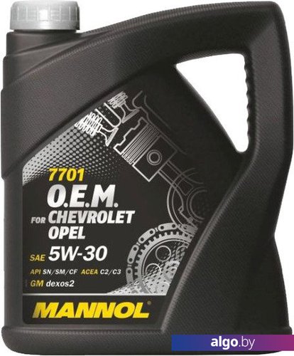 

Моторное масло Mannol O.E.M. for chevrolet opel 5W-30 4л