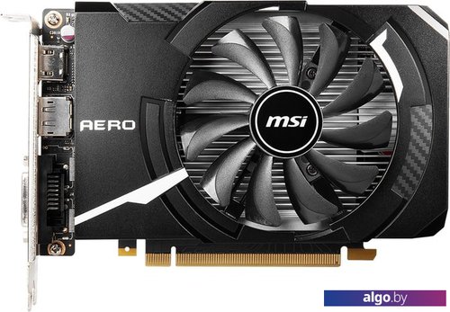 Видеокарта MSI GeForce GTX 1650 D6 AERO ITX OCV1 4GB GDDR6 Видеокарта MSI GeForce GTX 1650 D6 AERO ITX OCV1 4GB GDDR6
