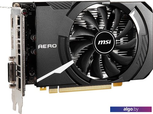 Видеокарта MSI GeForce GTX 1650 D6 AERO ITX OCV1 4GB GDDR6 Видеокарта MSI GeForce GTX 1650 D6 AERO ITX OCV1 4GB GDDR6