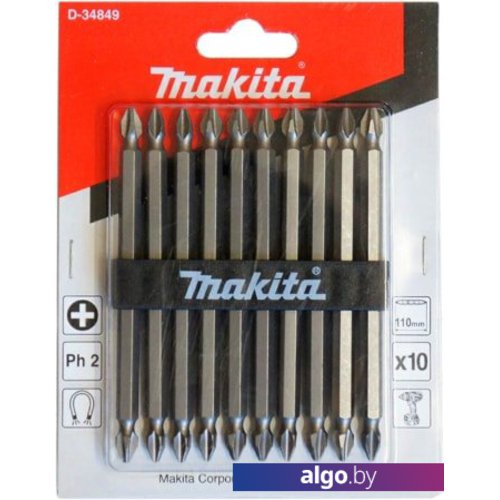 

Набор бит Makita D-34849 (10 предметов)