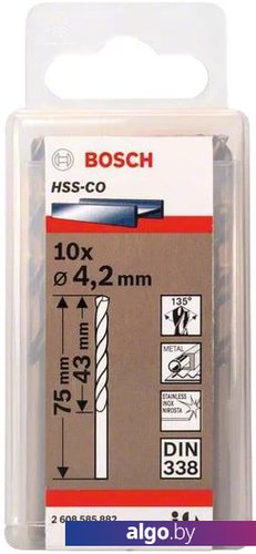 

Набор оснастки Bosch 2608585882 (10 предметов)