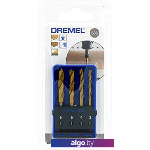 

Набор оснастки Dremel 636 4 предмета [26150636JA], Золотистый