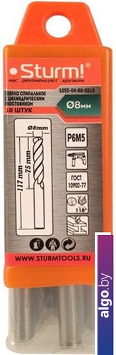 

Набор оснастки Sturm 1055-04-8S-SS10 (10 предметов)