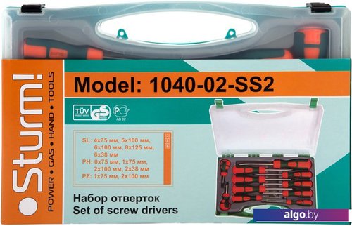 Набор отверток Sturm 1040-02-SS2 (11 предметов) Набор отверток Sturm 1040-02-SS2 (11 предметов)