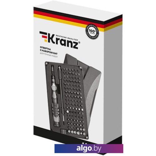 Набор торцевых головок и бит Kranz KR-12-4755 (106 предметов) Набор торцевых головок и бит Kranz KR-12-4755 (106 предметов)