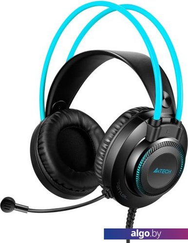 Наушники A4Tech Fstyler FH200U (серый/голубой)