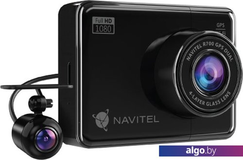 

Автомобильный видеорегистратор NAVITEL R700 GPS DUAL, Черный