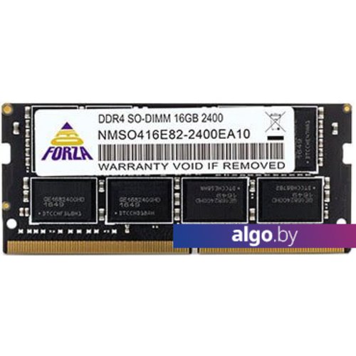 

Оперативная память Neo Forza 4GB DDR4 SODIMM PC4-21300 NMSO440D82-2666EA10