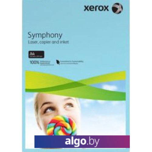 

Офисная бумага Xerox Symphony Sky Blue A4, 500л (80 г/м2) [003R91932], Голубой