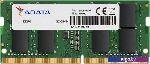 Оперативная память A-Data Premier 16ГБ DDR4 3200 МГц AD4S320016G22-SGN