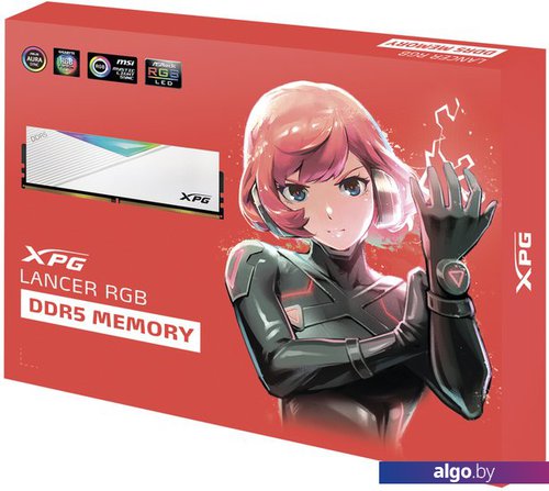 Оперативная память A-Data XPG Lancer RGB 2x16ГБ DDR5 6000 МГц AX5U6000C4016G-DCLARWH Оперативная память A-Data XPG Lancer RGB 2x16ГБ DDR5 6000 МГц AX5U6000C4016G-DCLARWH