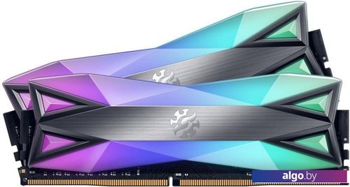 

Оперативная память A-Data XPG Spectrix D60G 2x8GB DDR4 PC4-25600 AX4U32008G16A-DT60, Серый