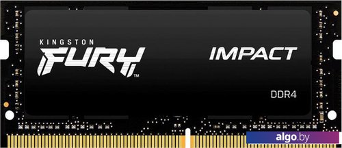 Оперативная память Kingston FURY Impact 16GB DDR4 SODIMM PC4-25600 KF432S20IB/16