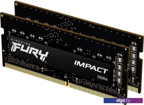 

Оперативная память Kingston FURY Impact 2x32GB DDR4 SODIMM PC4-21300 KF426S16IBK2/64