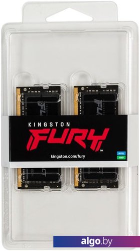 Оперативная память Kingston FURY Impact 2x32GB DDR4 SODIMM PC4-25600 KF432S20IBK2/64 Оперативная память Kingston FURY Impact 2x32GB DDR4 SODIMM PC4-25600 KF432S20IBK2/64