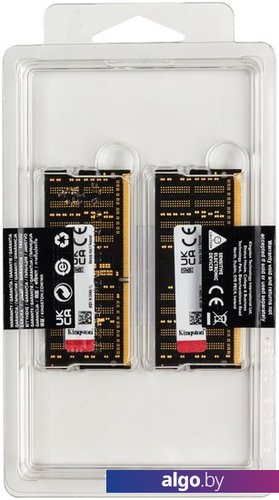 Оперативная память Kingston FURY Impact 2x32GB DDR4 SODIMM PC4-25600 KF432S20IBK2/64 Оперативная память Kingston FURY Impact 2x32GB DDR4 SODIMM PC4-25600 KF432S20IBK2/64