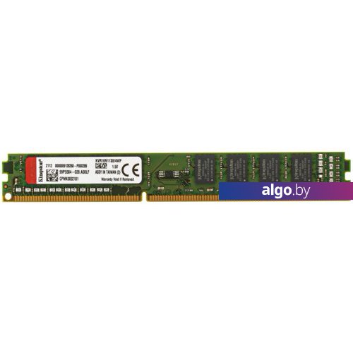 Оперативная память Kingston ValueRAM 4GB DDR3 PC3-12800 KVR16N11S8/4WP Оперативная память Kingston ValueRAM 4GB DDR3 PC3-12800 KVR16N11S8/4WP